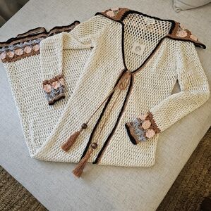 Chasing Unicorns "As Long As I Can See The Light" Crochet Cardigan